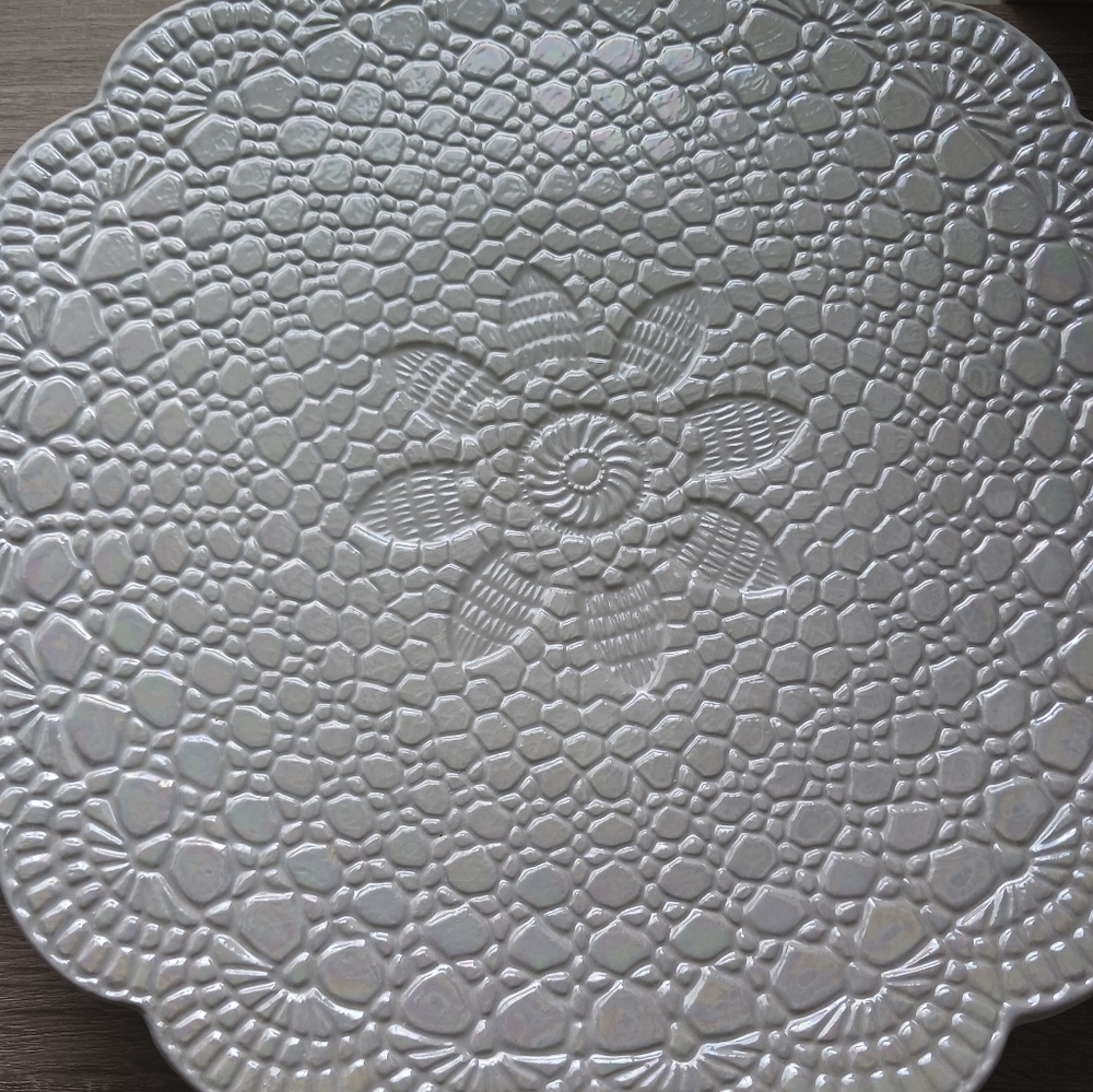 🌷 Bath & Bodyworks Large Ceramic Serving Plate / Platter - Picture 8 of 11